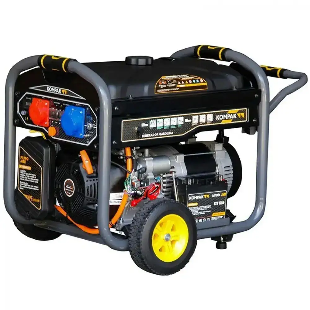 Gerador Gasolina/Gás Kompack c/AVR 10kVA/7.2KW 400V - Gerador Gasolina/Gás Kompack c/AVR 10kVA/7.2KW 400V